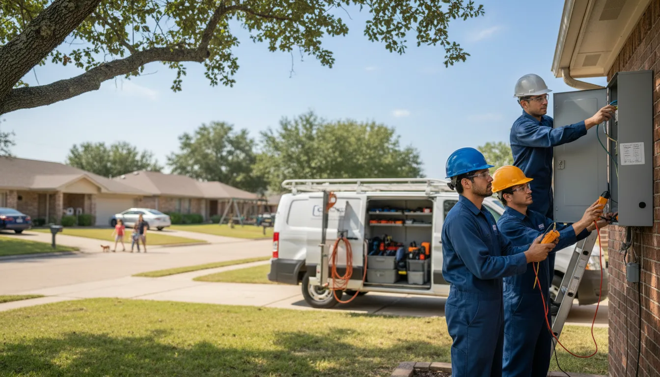 Certified electrician providing emergency electrical services in Saint Louisville, OH